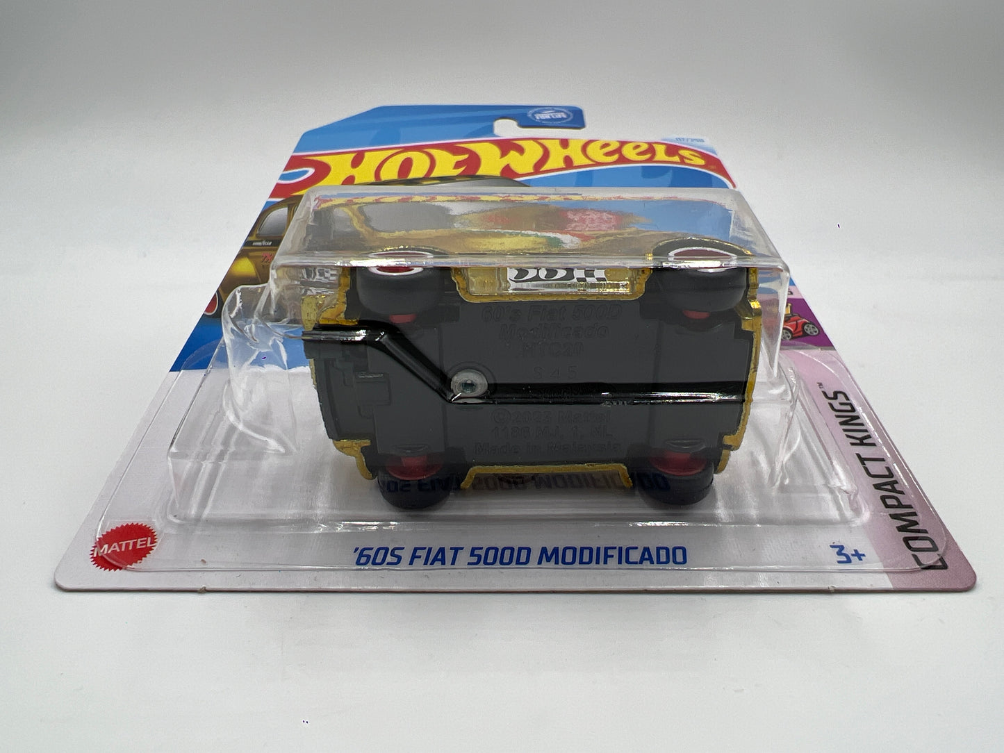 2024 Hot Wheels ERROR Super Treasure Hunt #117 60s Fiat 500D Modificado W/Protector