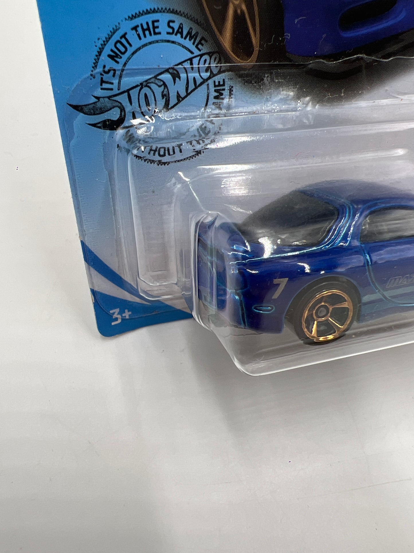 2020 Hot Wheels Turbo #43 95 Mazda RX-7 Blue 84E