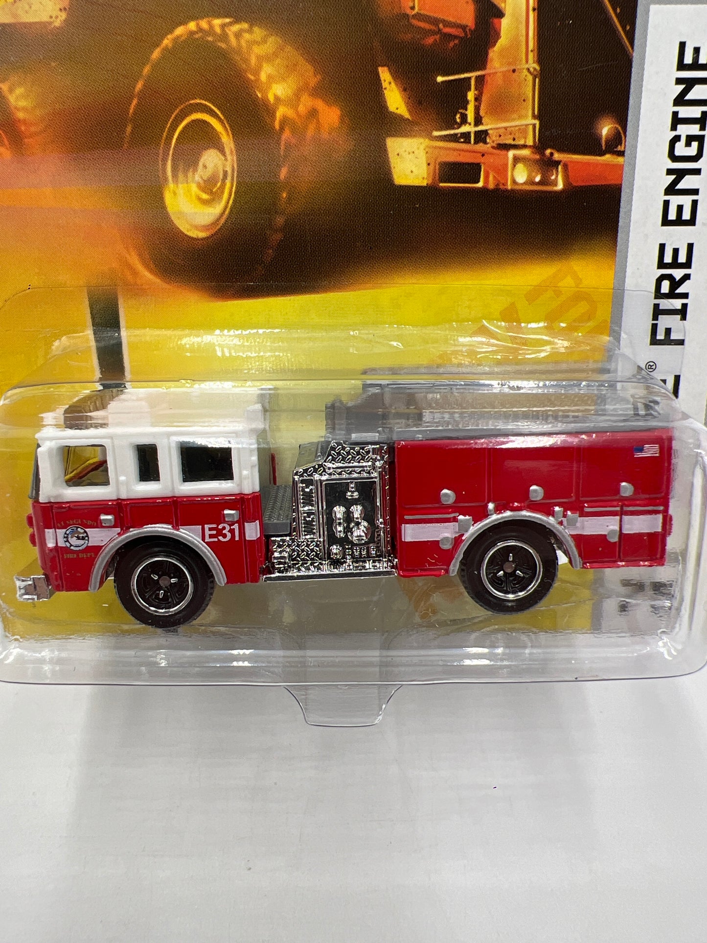 Matchbox Emergency #75 Pierce Fire Engine Red 216K