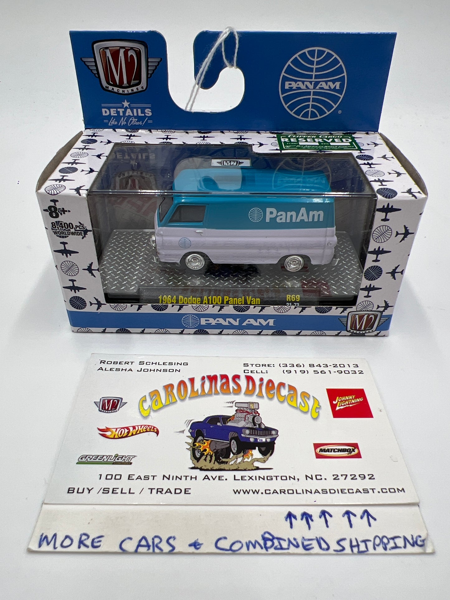 M2 Machines Pan Am 1964 Dodge A100 Panel Van Blue/White R69