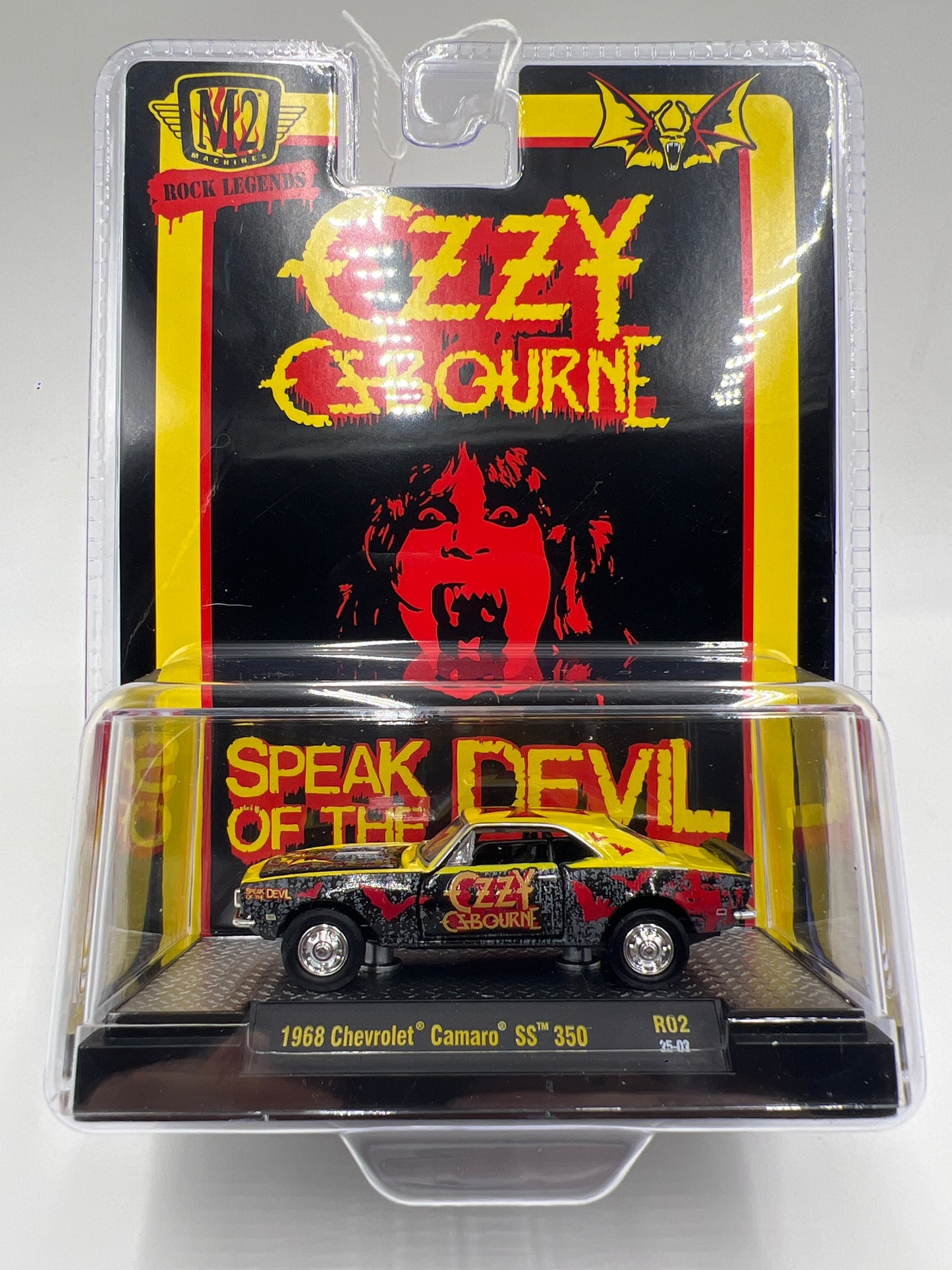 M2 Machines R02 Rock Legends Ozzy Ozbourne 1968 Chevrolet Camaro SS 350