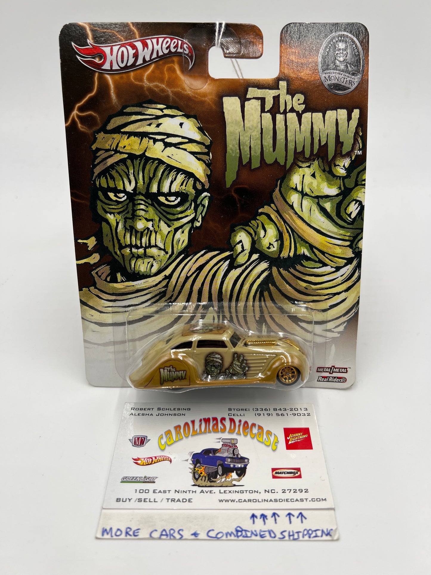 Hot Wheels Premium Universal Studios Monsters The Mummy 1934 Chrysler Airflow 271E