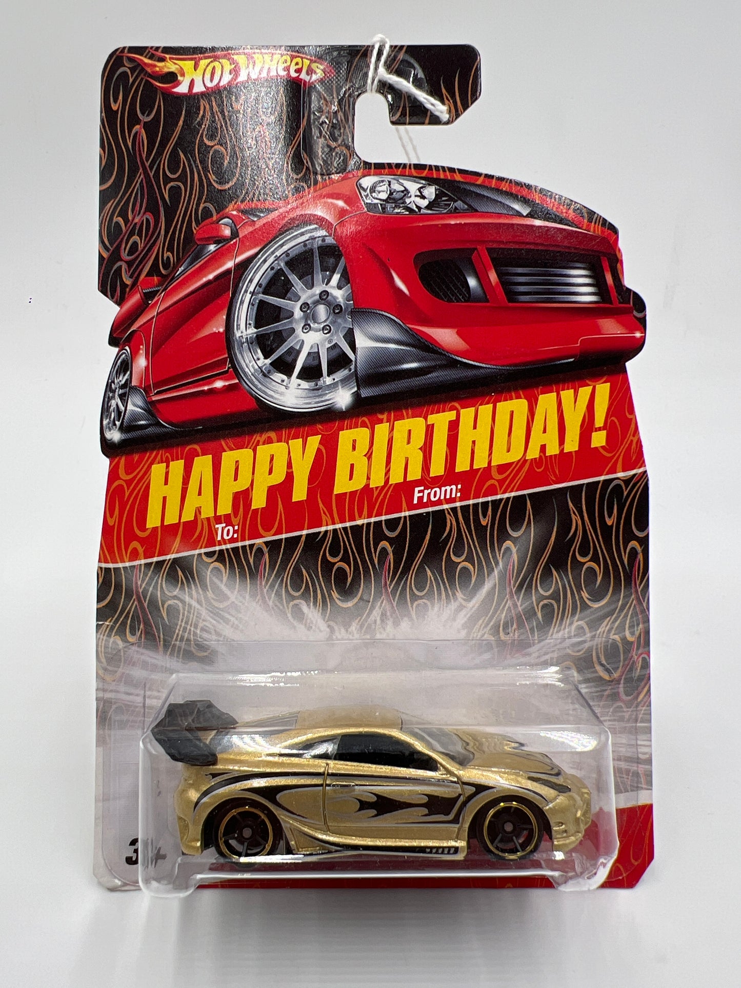 Hot Wheels Happy Birthday Card Toyota Celica Gold 153A