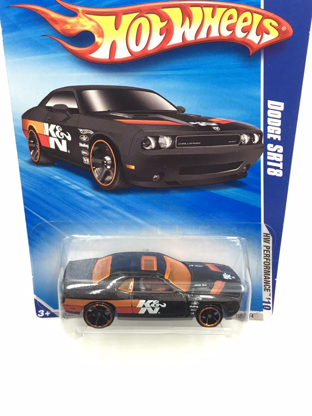 2010 Hot Wheels #108 Dodge challenger SRT8 K&N Black Y4