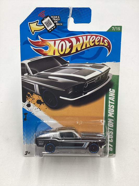 2012 HW Treasure Hunts #57 67 Custom Mustang 283C