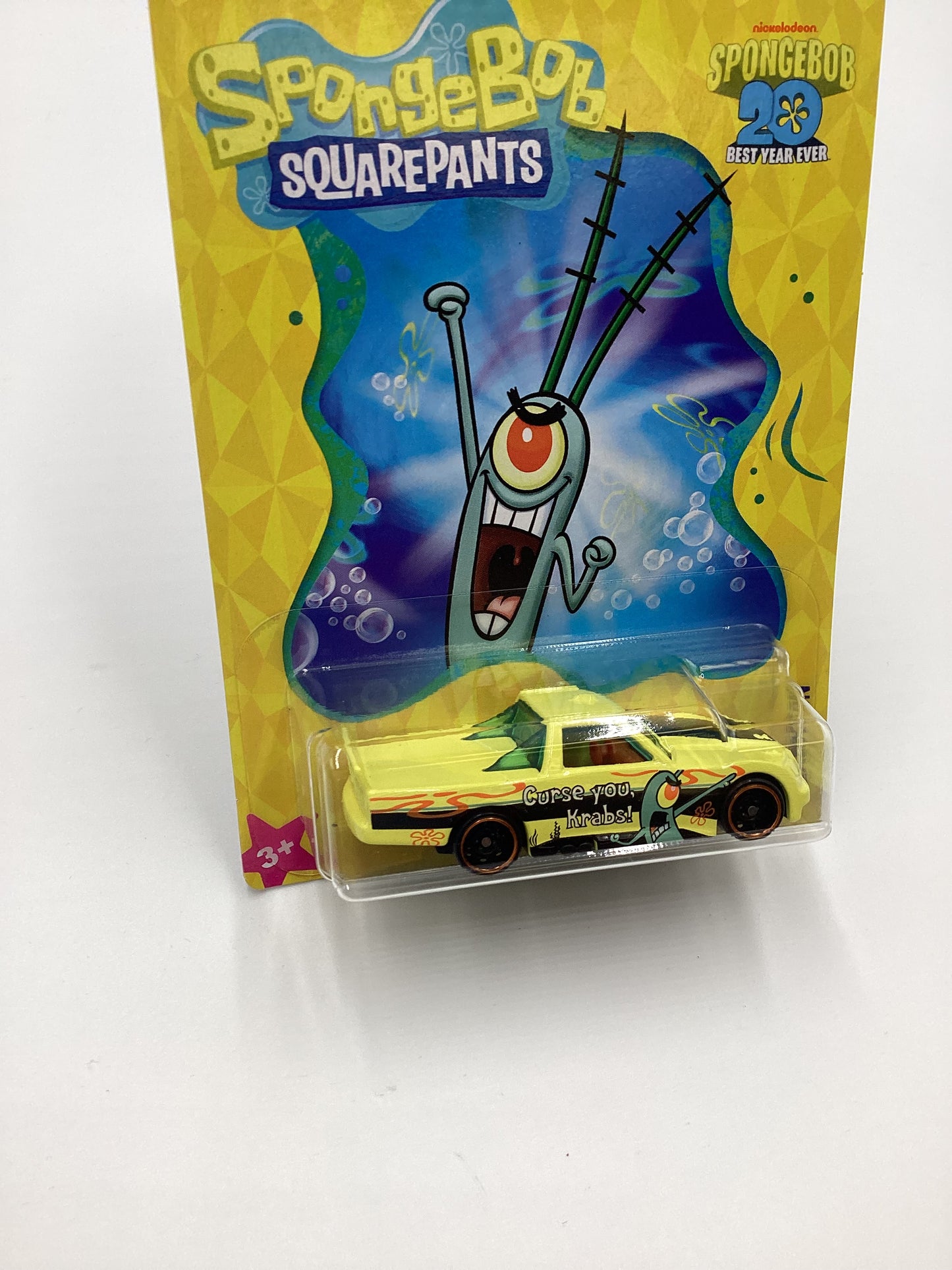 Hot Wheels Spongebob 20 Best Year Ever Set #3 Circle Tracker Yellow 161C