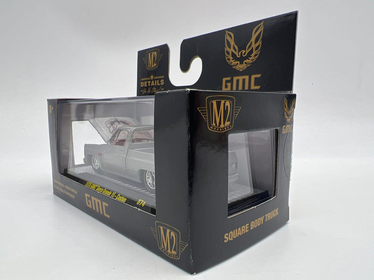 M2 Machines S74 1/3600 1976 GMC Sierra Grande 15 Custom Silver