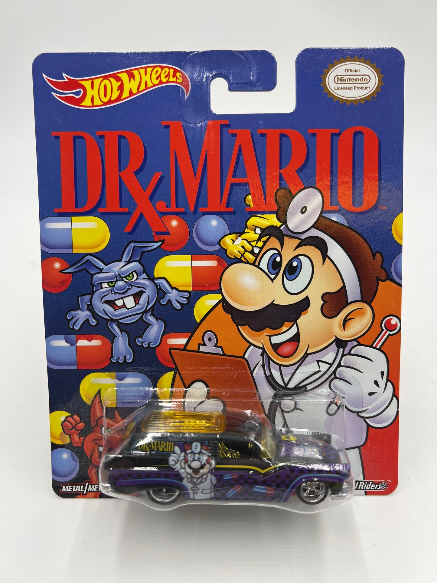 Hot Wheels Pop Culture Mario Full 6 Car Set W/Protectors VHTF