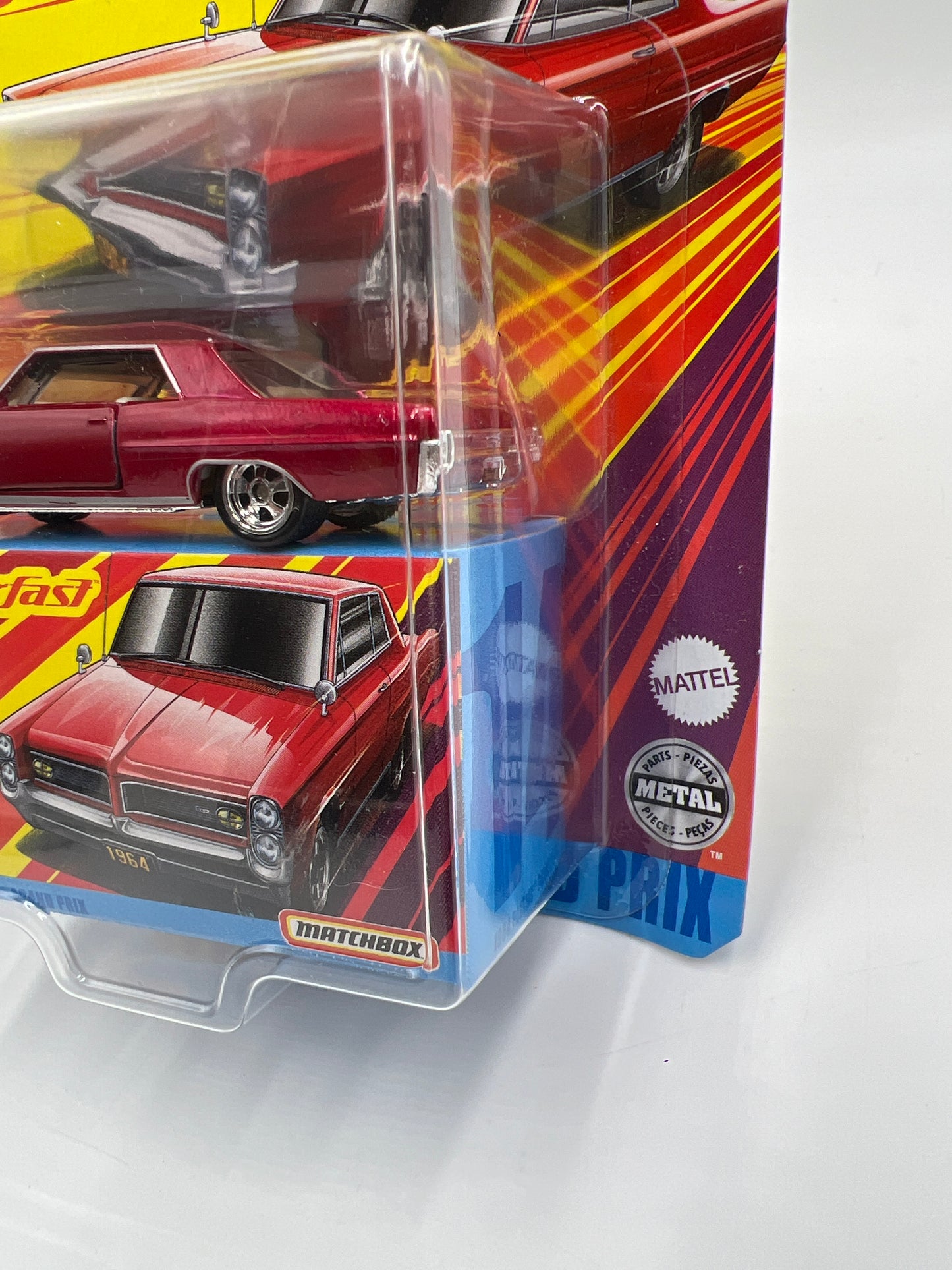 Matchbox Superfast #14 1964 Pontiac Grand Prix Red 172D