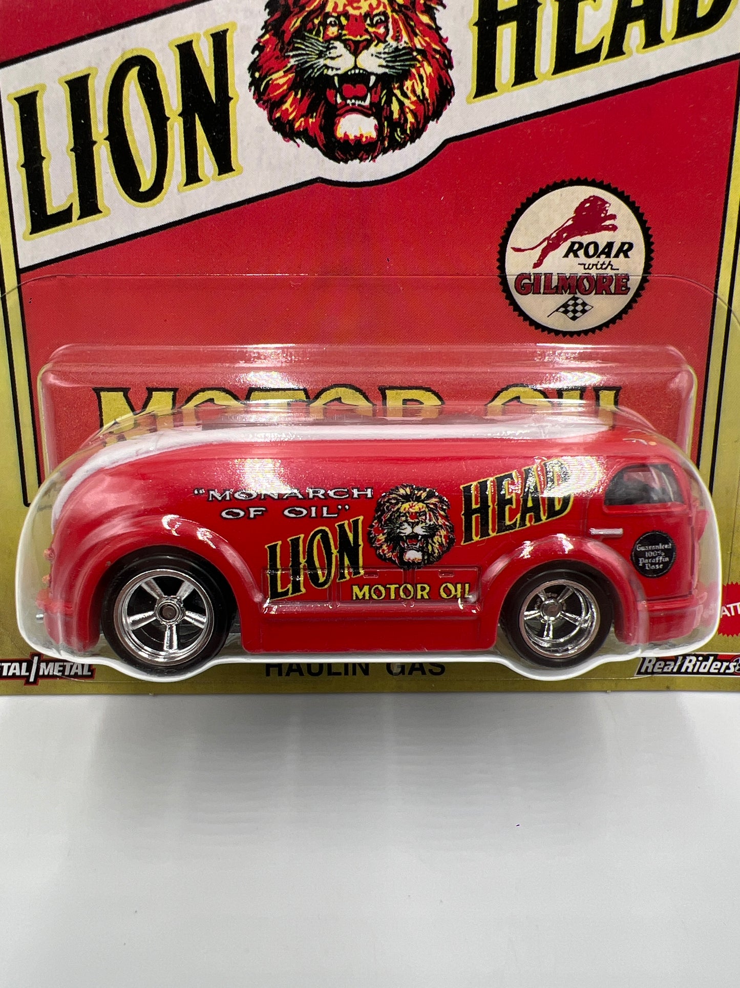 Hot Wheels Premium Vintage Oil #1 1937 Haulin Gas Red Lion Head 244i