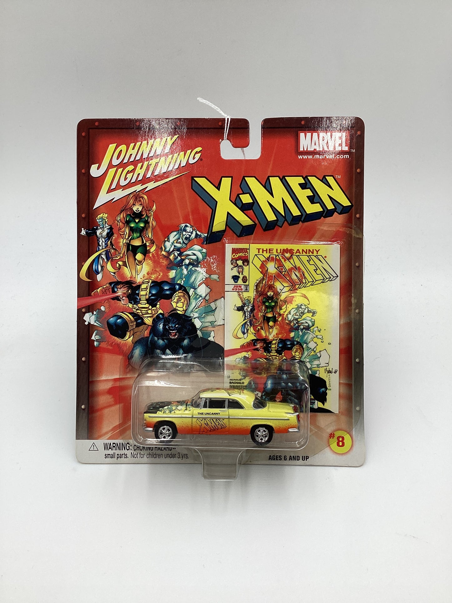 Johnny Lightning Marvel The Uncanny X-Men #8 55 Chrysler C-300 Yellow 230A