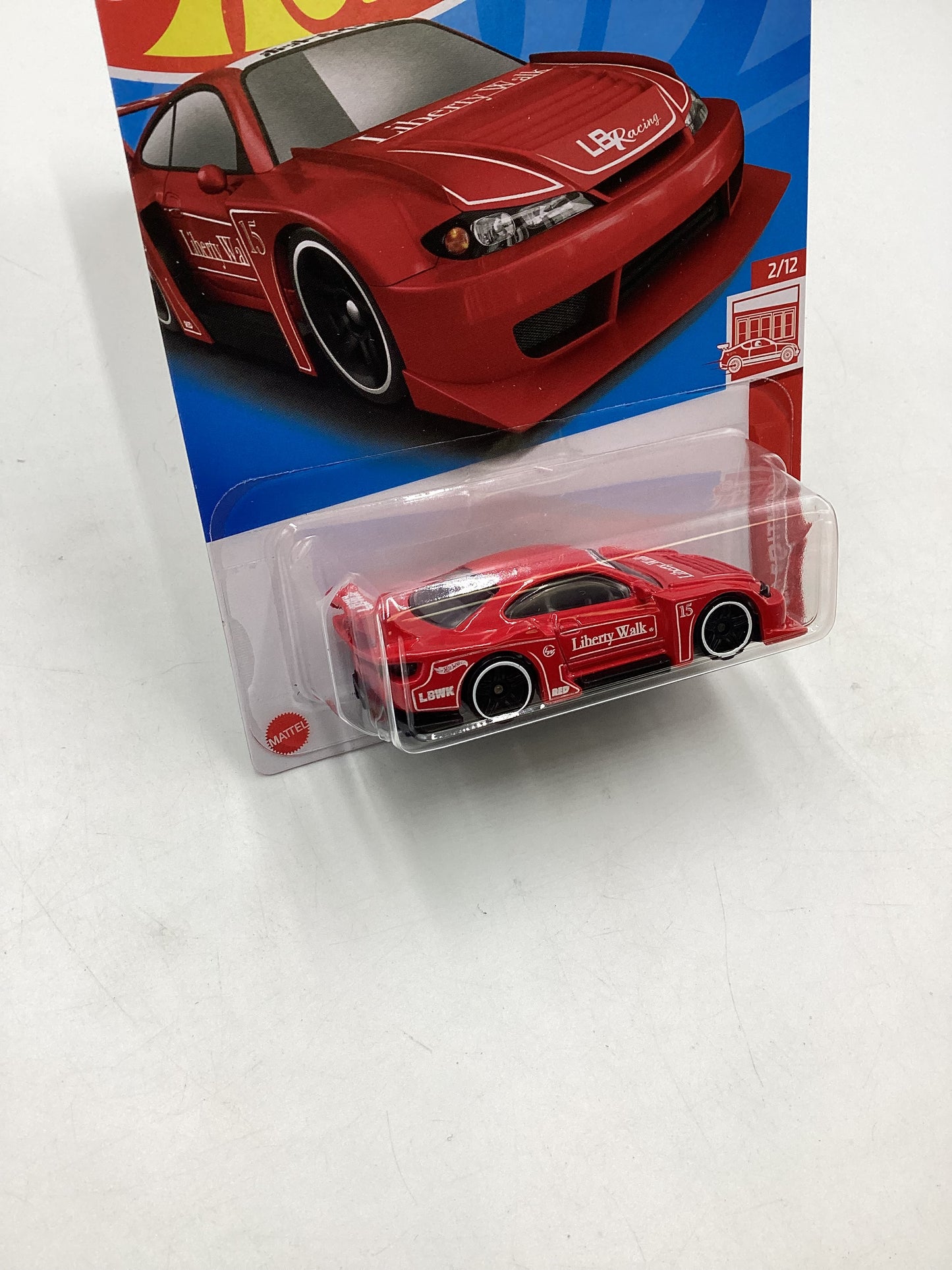 2023 Hot Wheels Red Edition #17 LB Super Silhouette Nissan Silvia with protector