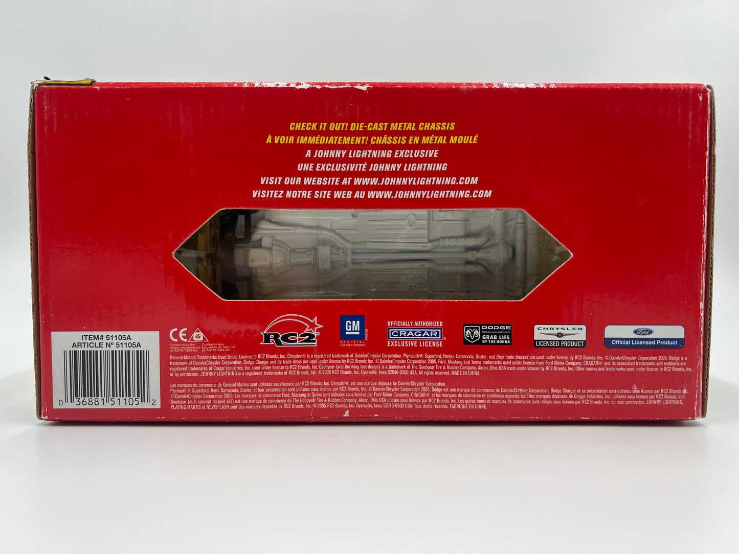 Johnny Lightning 1:24 Scale White Lightning Chase Muscle Cars 1969 Chevy Camaro Z28 Black VHTF