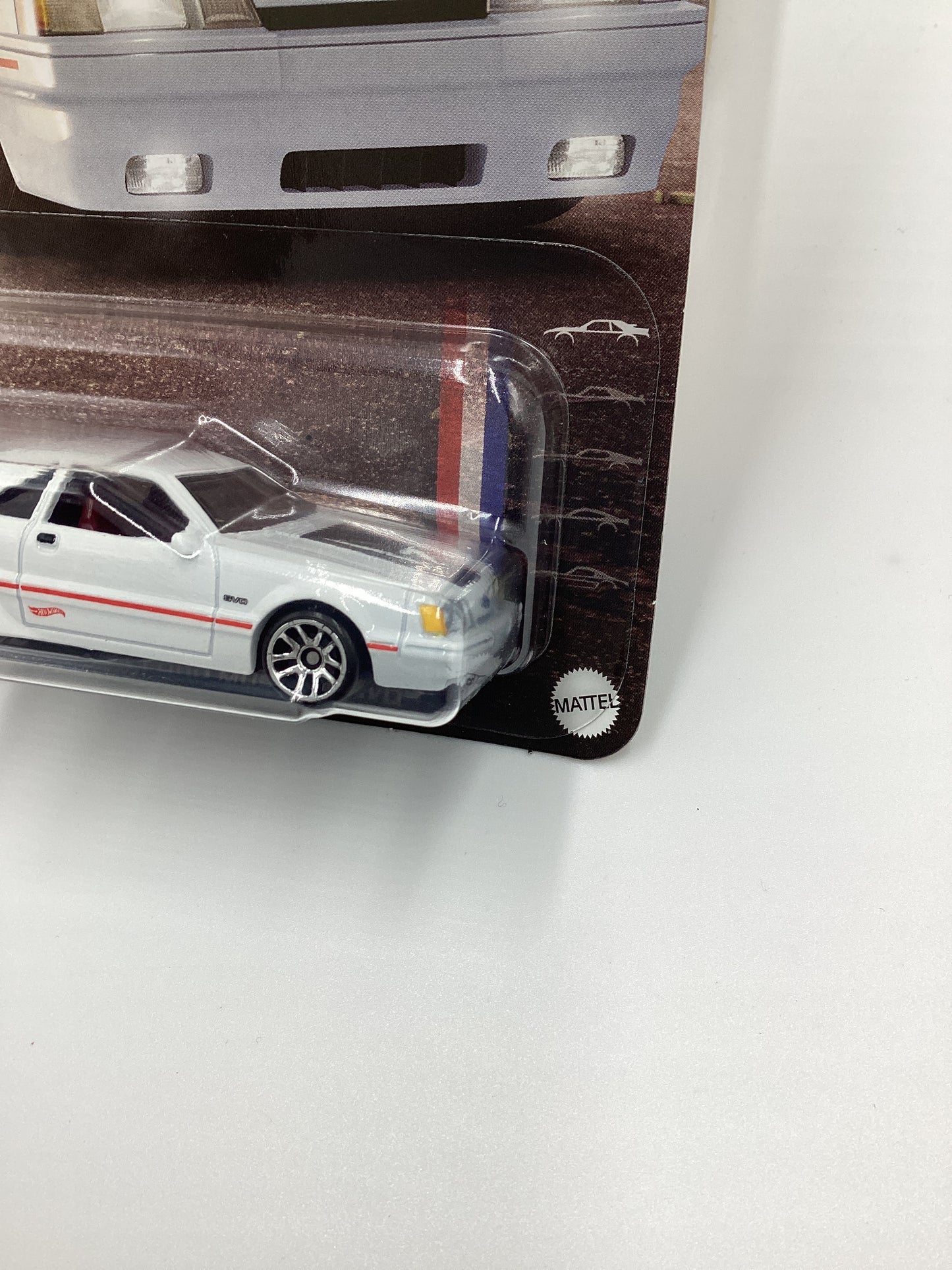 2024 Hot Wheels Silver Series 60 Years Mustang #1 84 Ford Mustang SVO White 151A