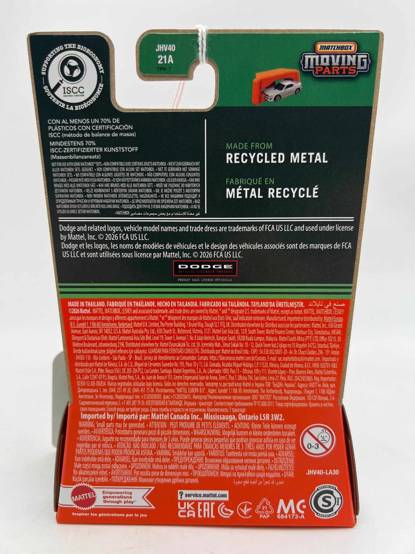 2026 Matchbox Moving Parts #43 1992 Dodge Viper RT10 Red 218B