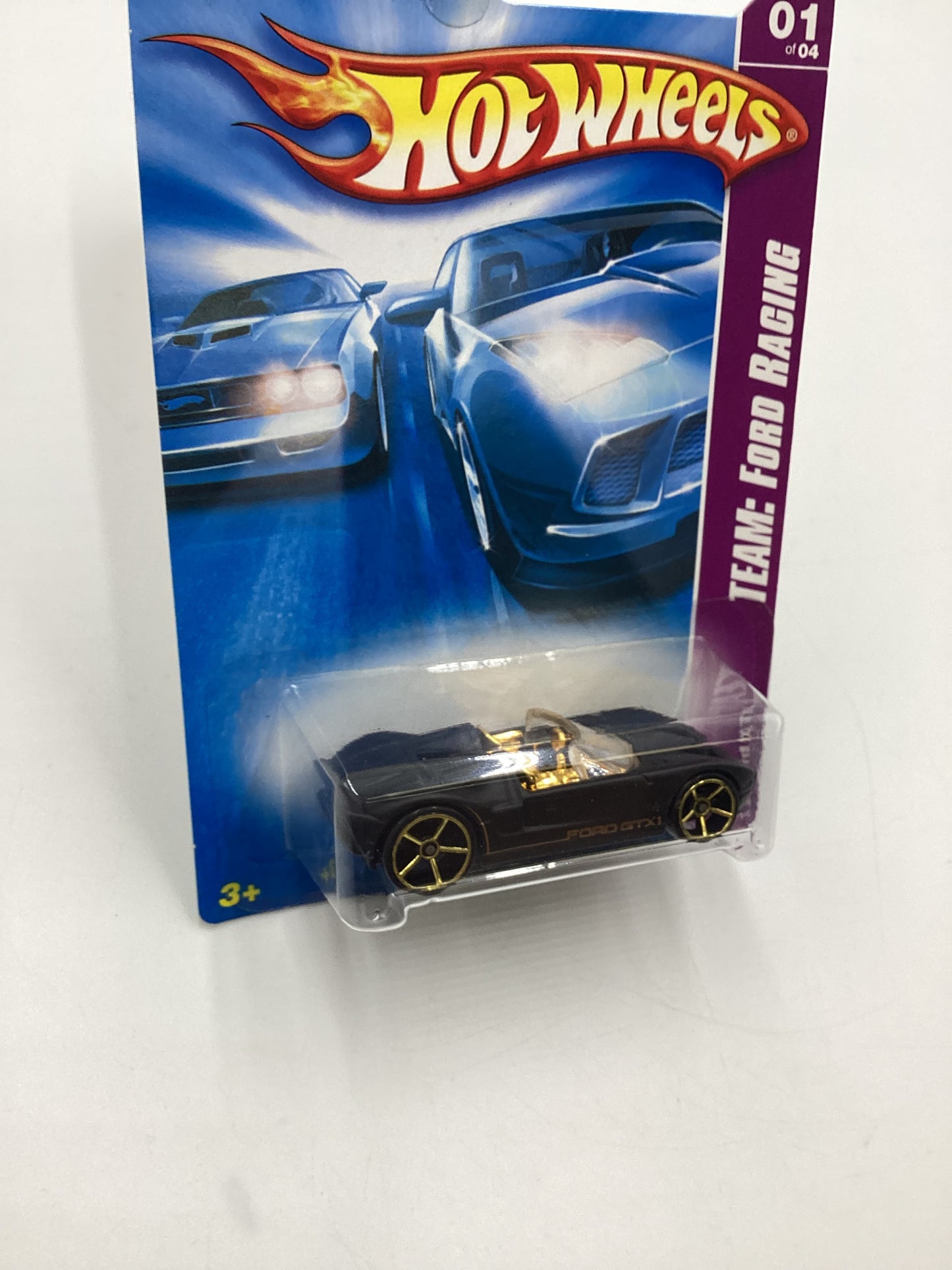 2008 Hot Wheels HW Team: Ford Racing #141 Ford GTX1 Matte Black 22i