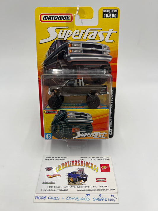 Matchbox Superfast #43 Chevy K-1500 Pick-Up Gray