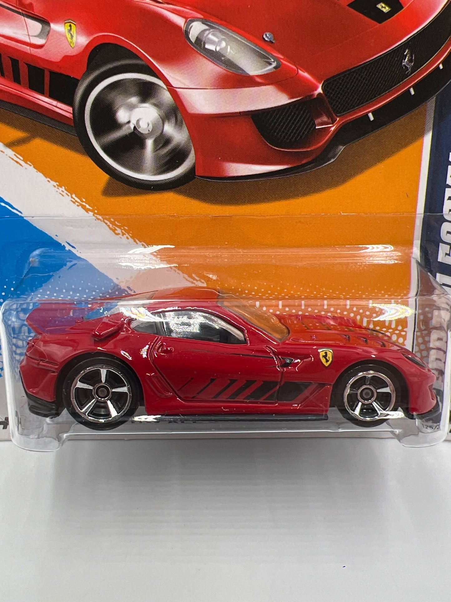 2012 Hot Wheels All Stars #125 Ferrari 599XX Red W/Protector 1