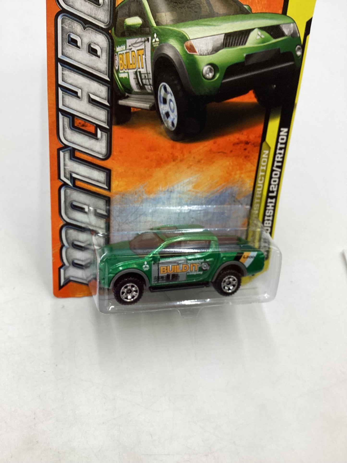 Matchbox #5 MBX Construction Mitsubishi L200/Triton Green 208E