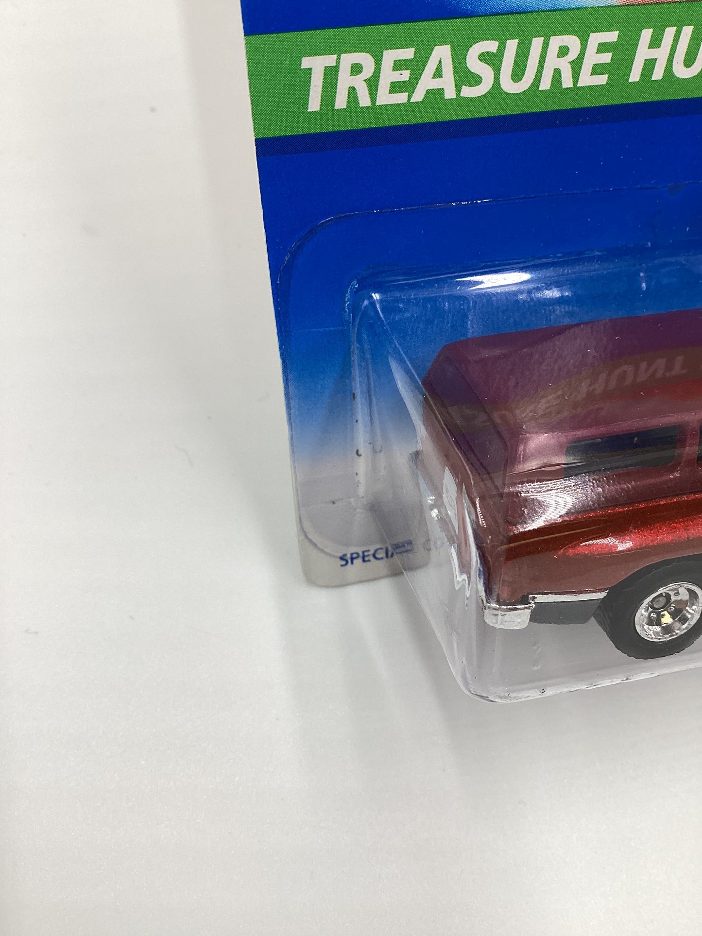 1996 Hot Wheels Treasure Hunt #438 Dodge Ram 1500 Red W/Protector