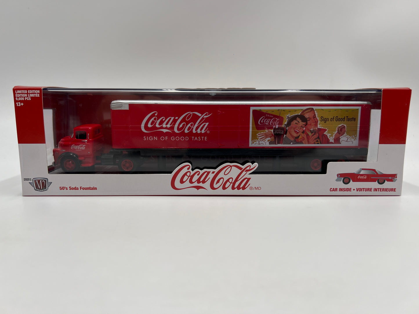 M2 Machines Auto Haulers Coca Cola 1957 Dodge COE & 1957 Chrysler 300C 50S01
