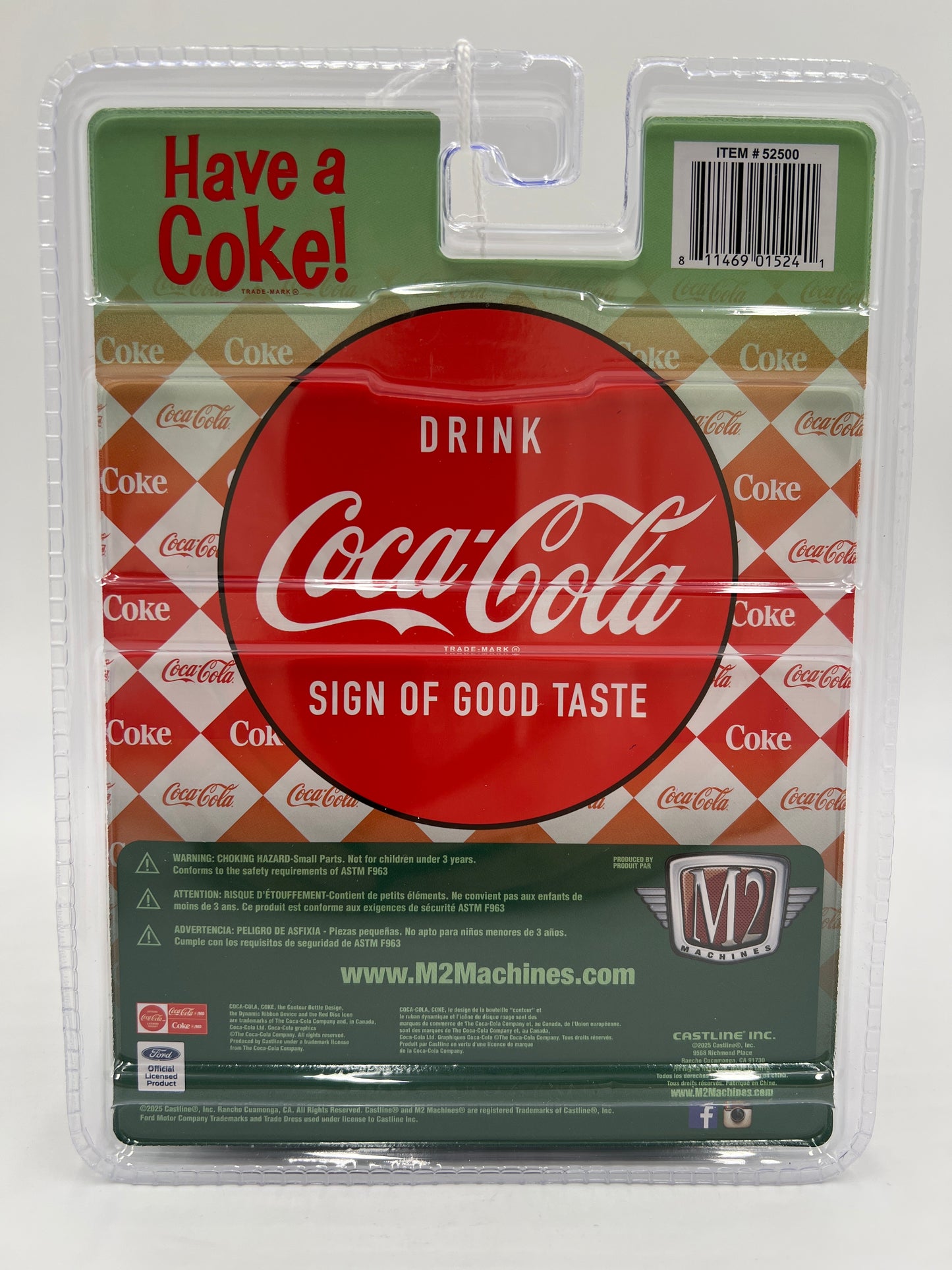 M2 Machines A61 Coca Cola 1965 Ford Econoline Truck 194B