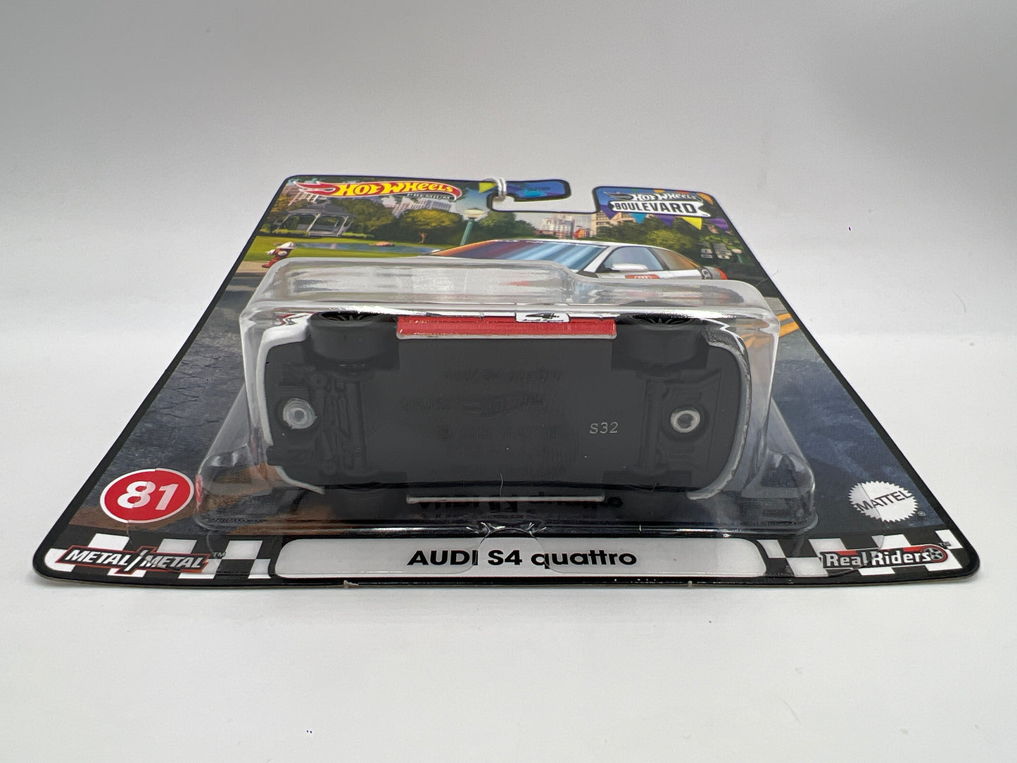 Hot Wheels Premium Boulevard #81 Audi S4 Quattro White 262B