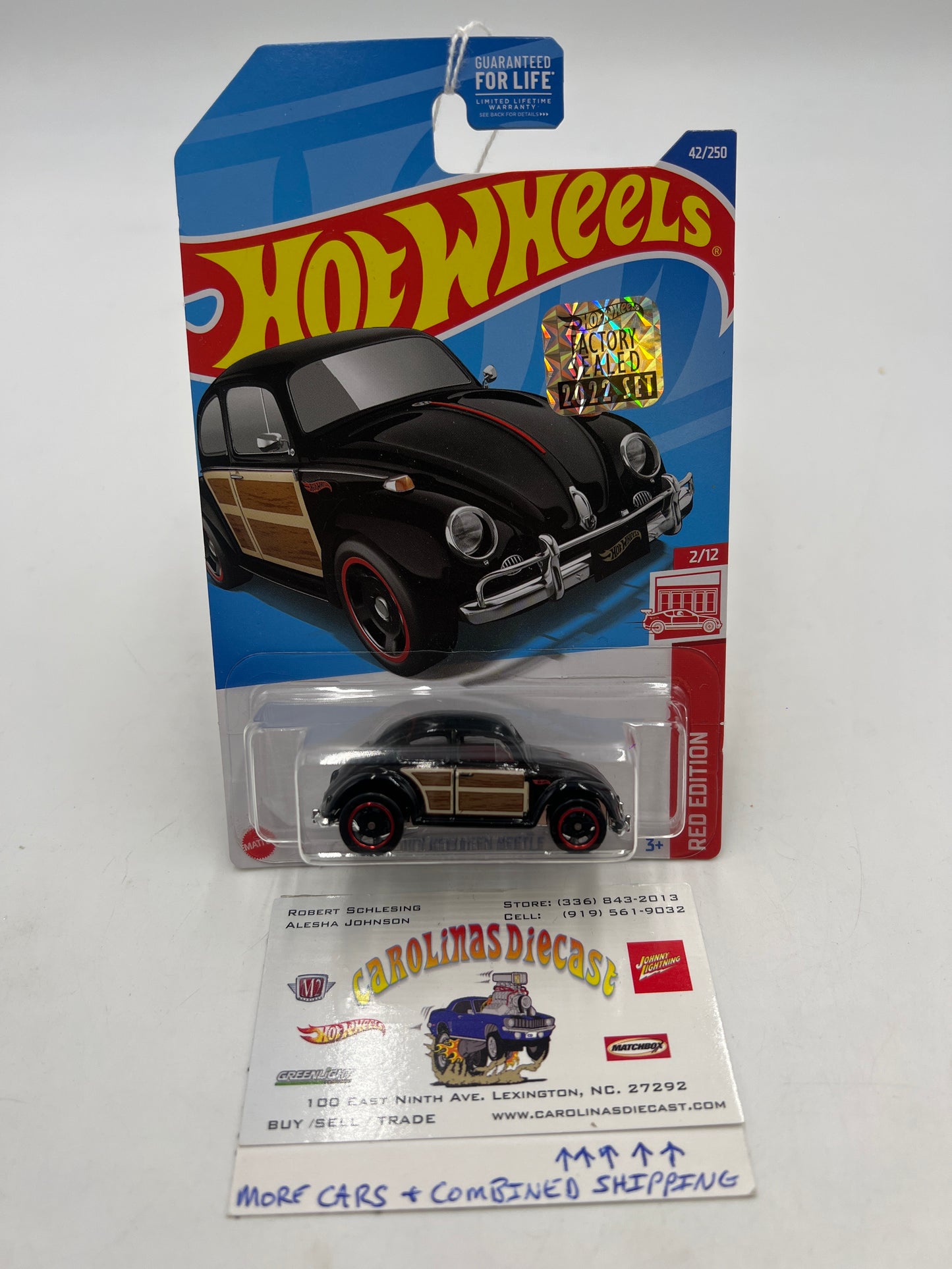 2022 Hot Wheels #42 Red Edition Volkswagen Beetle Factory Sealed 150i