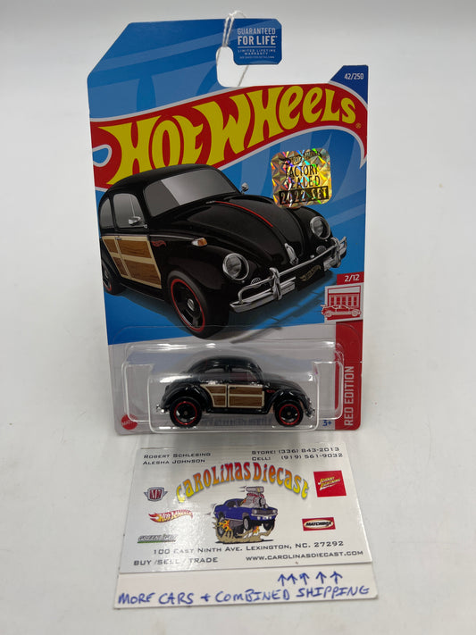 2022 Hot Wheels #42 Red Edition Volkswagen Beetle Factory Sealed 150i