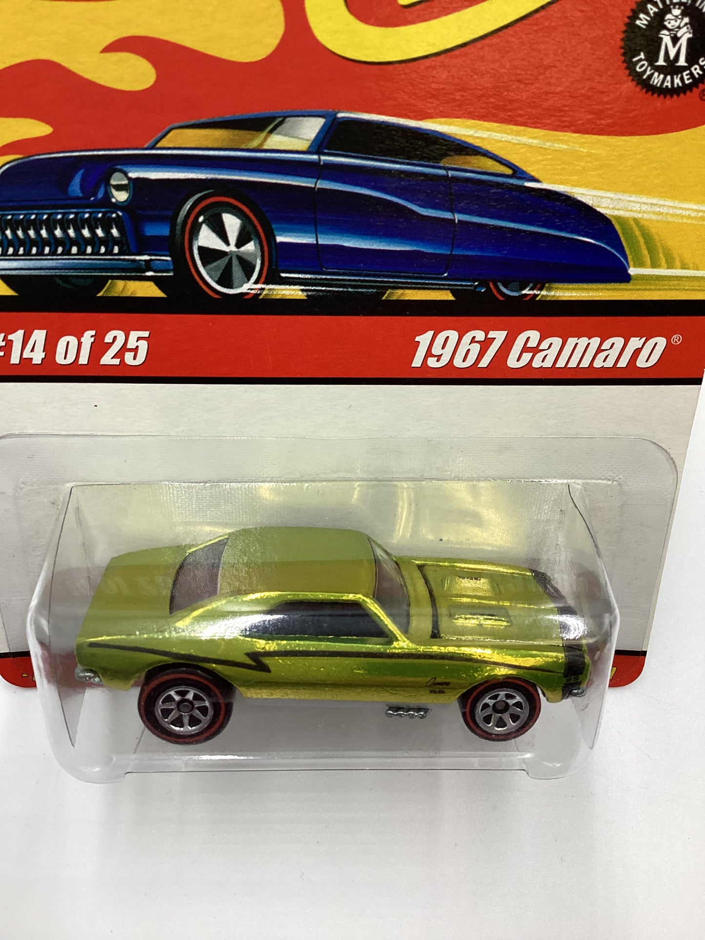 Hot wheels classics series 1 #14 1967 Camaro Antifreeze (SR)