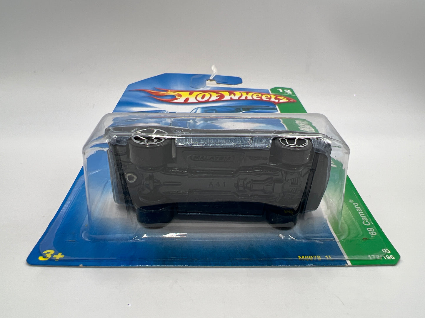 2008 Hot Wheels Treasure Hunts #172 69 Camaro Blue 273A