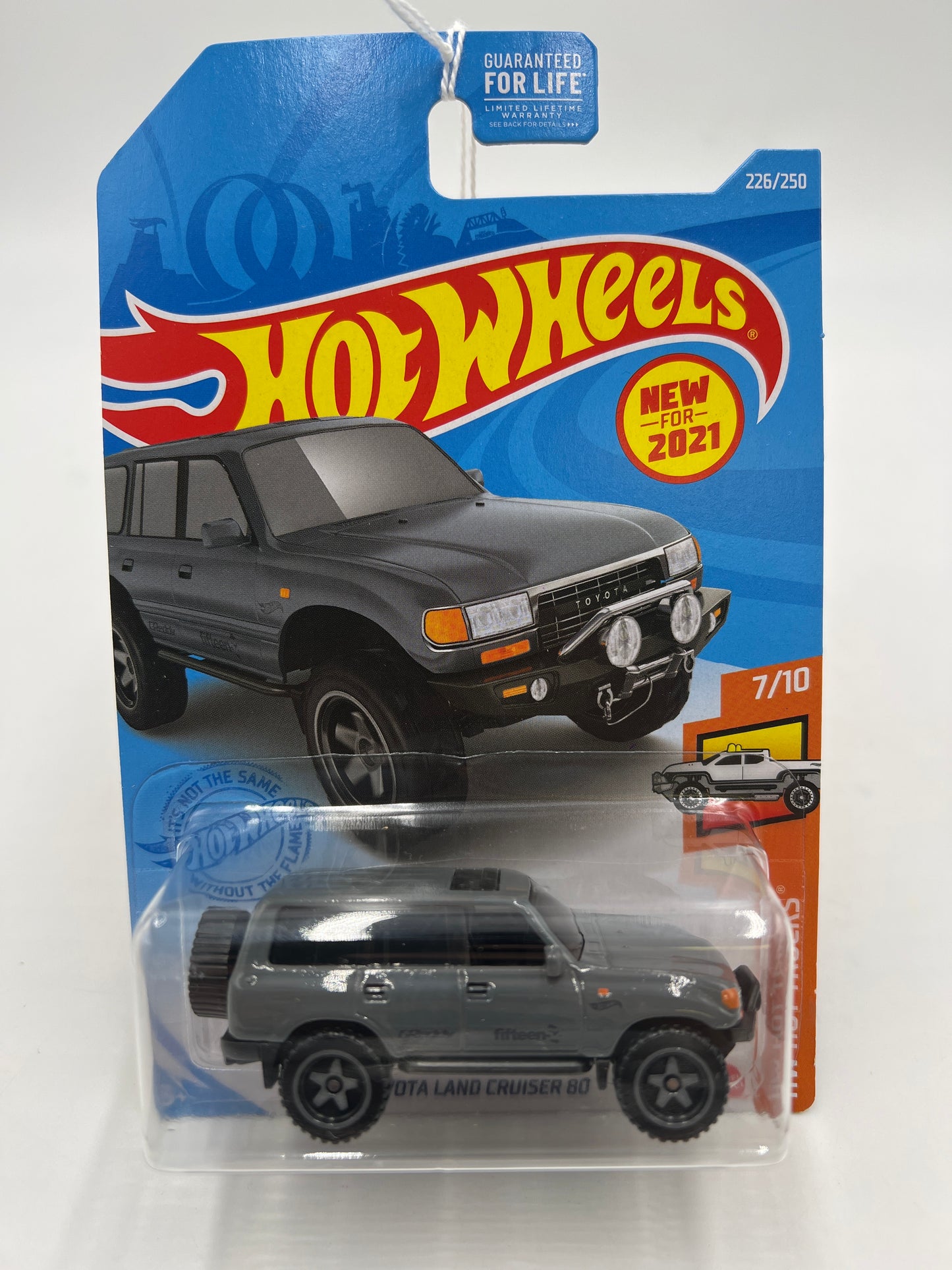 2021 Hot Wheels HW Hot Trucks #226 Toyota Land Cruiser 80 Gray 93D