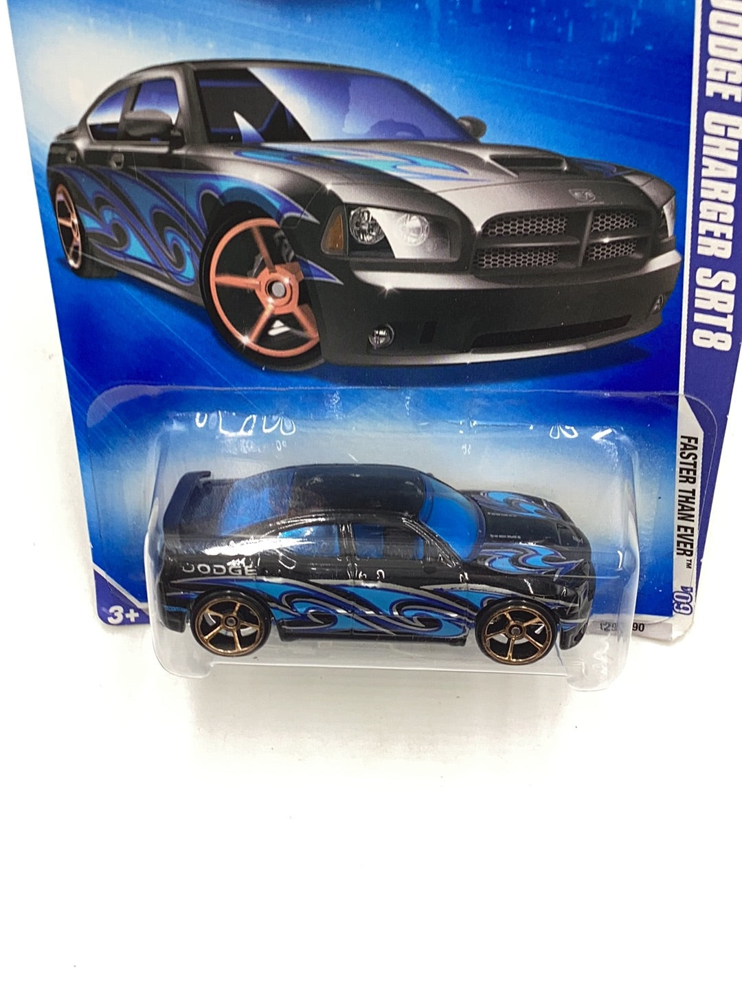 2009 Hot Wheels Faster Than Ever #129 Dodge Charger SRT8 40A