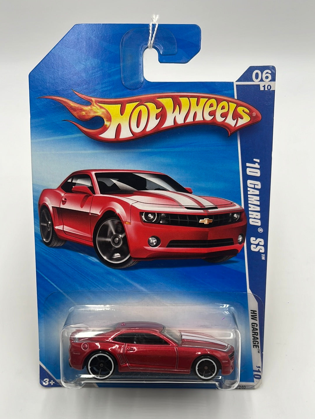 2010 Hot Wheels HW Garage ‘10 Camaro SS Red 74/240 7G