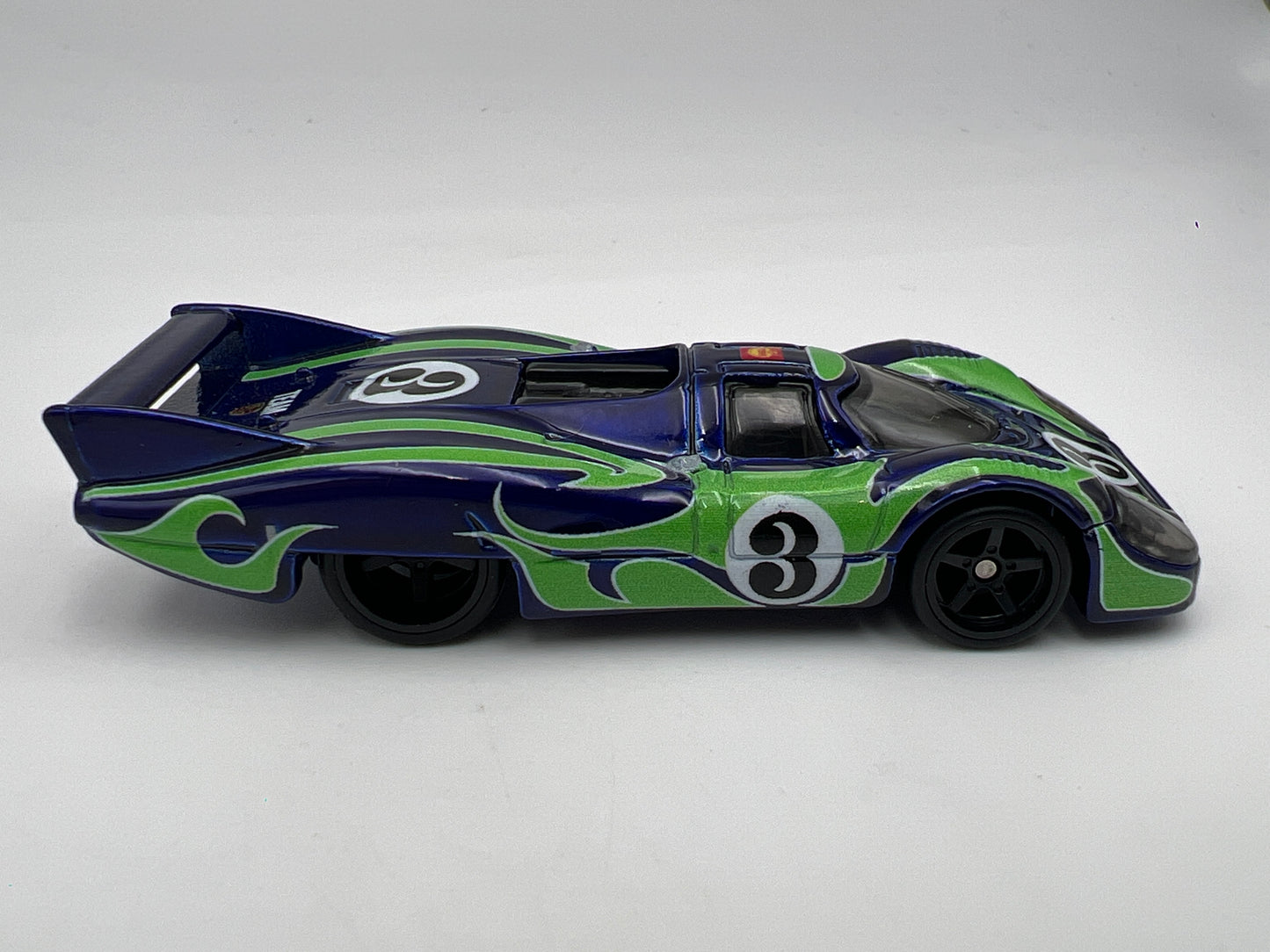 Hot Wheels 1/64 Premium Diorama Set Porsche 917LH Blue/Green Loose