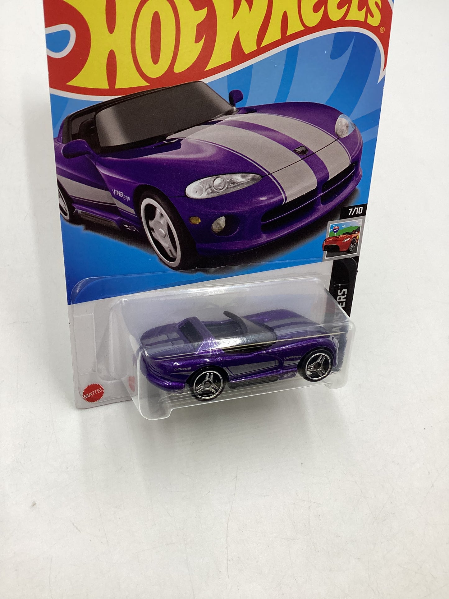 2023 Hot wheels #131 Purple Dodge Viper RT/10 44i