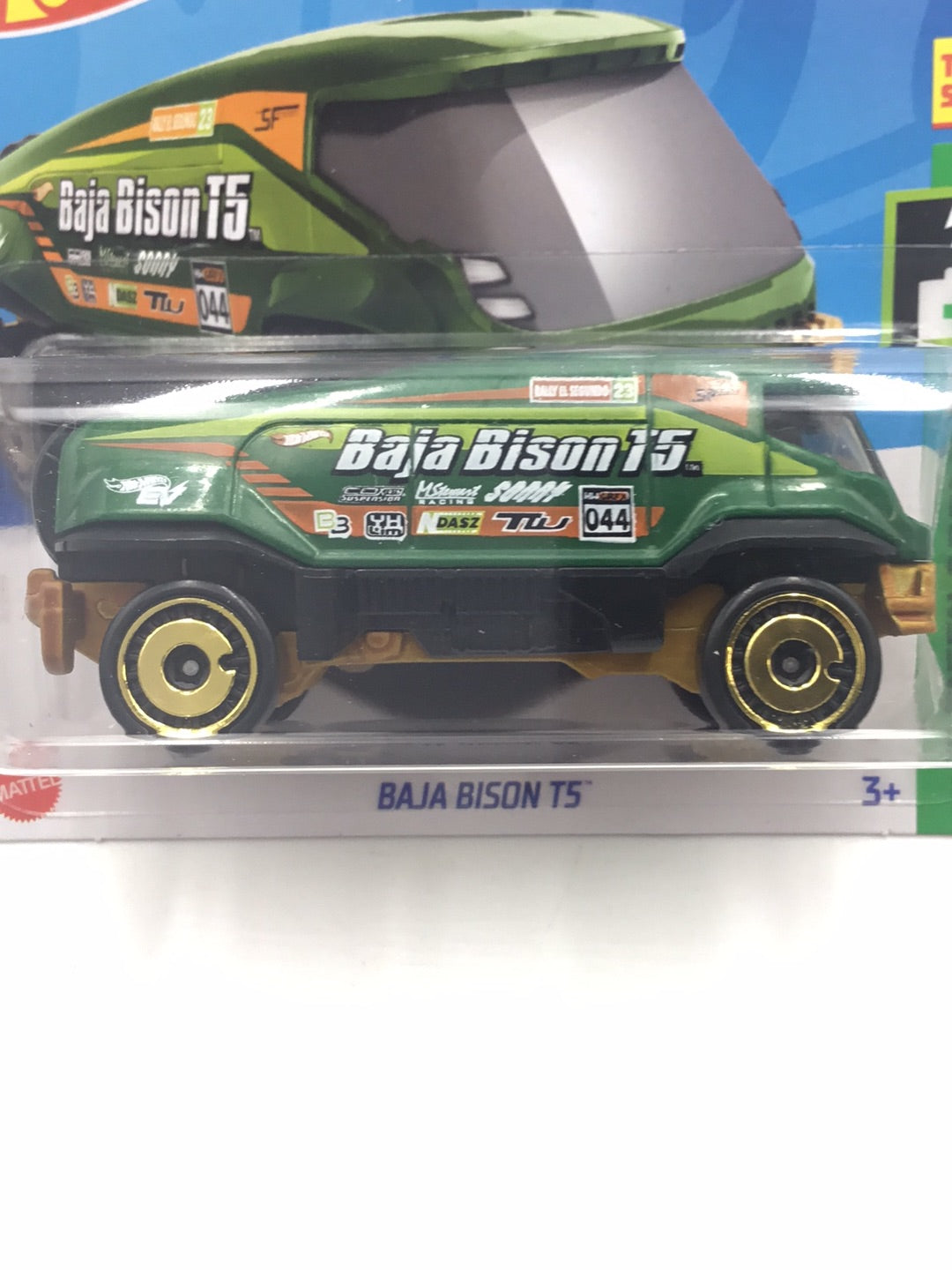 2023 hot wheels N Case Short Card #143 Baja Bison T5 123i