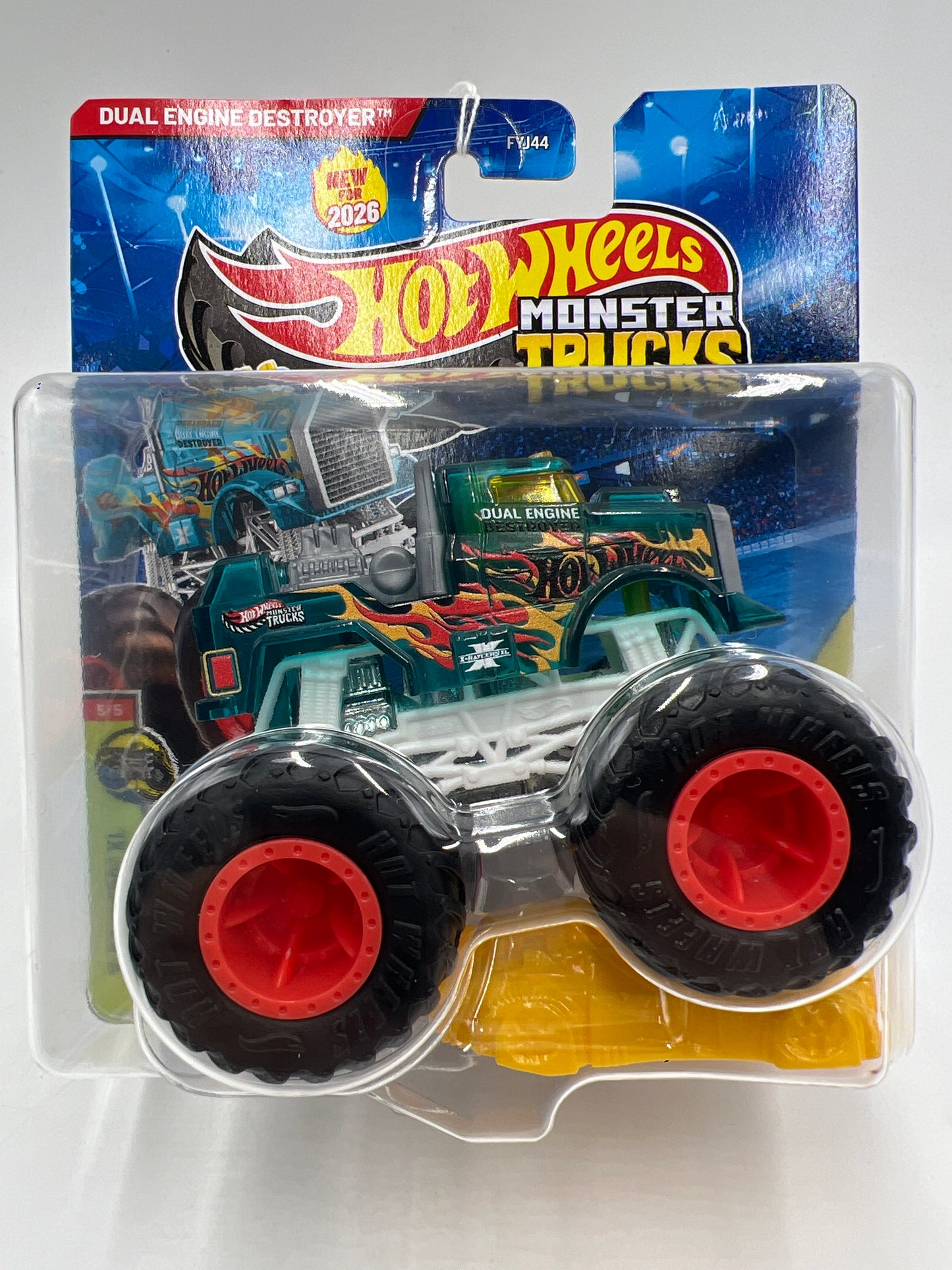 2026 Hot Wheels Monster Trucks X-Raycers XL #5 Dual Engine Destroyer 124F