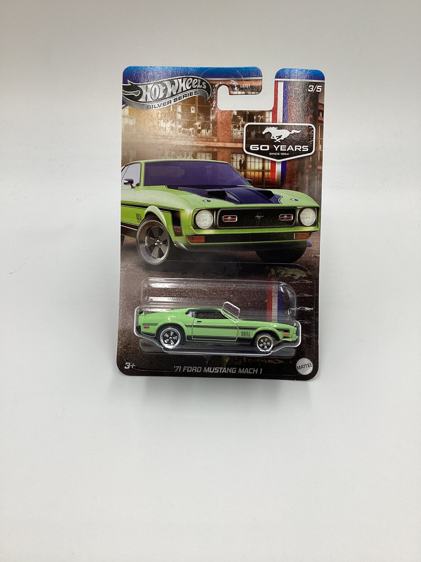 2024 Hot Wheels Silver Series 60 Years Full Set Mustang SVO/Boss 302/Mach 1/RTR/Fastback