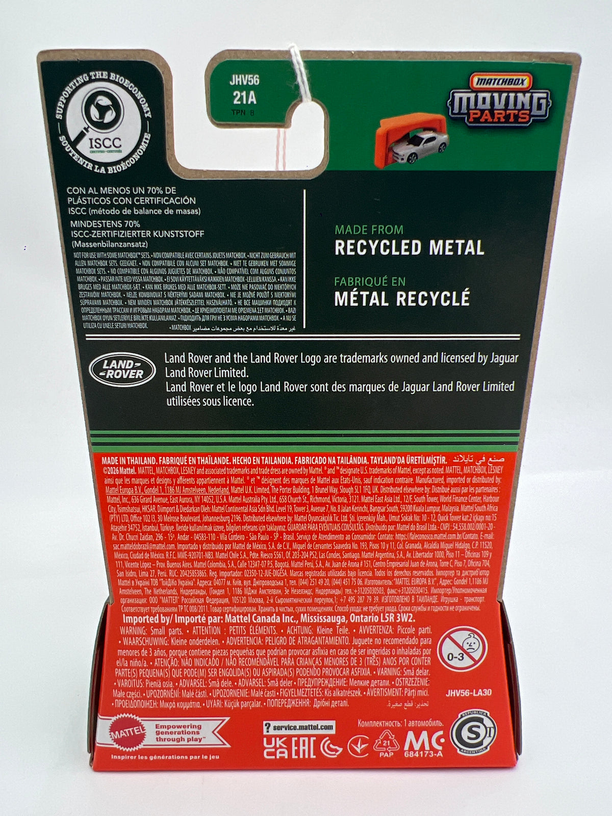 2026 Matchbox Moving Parts #48 Land Rover Defender 130 Matte Green 217B