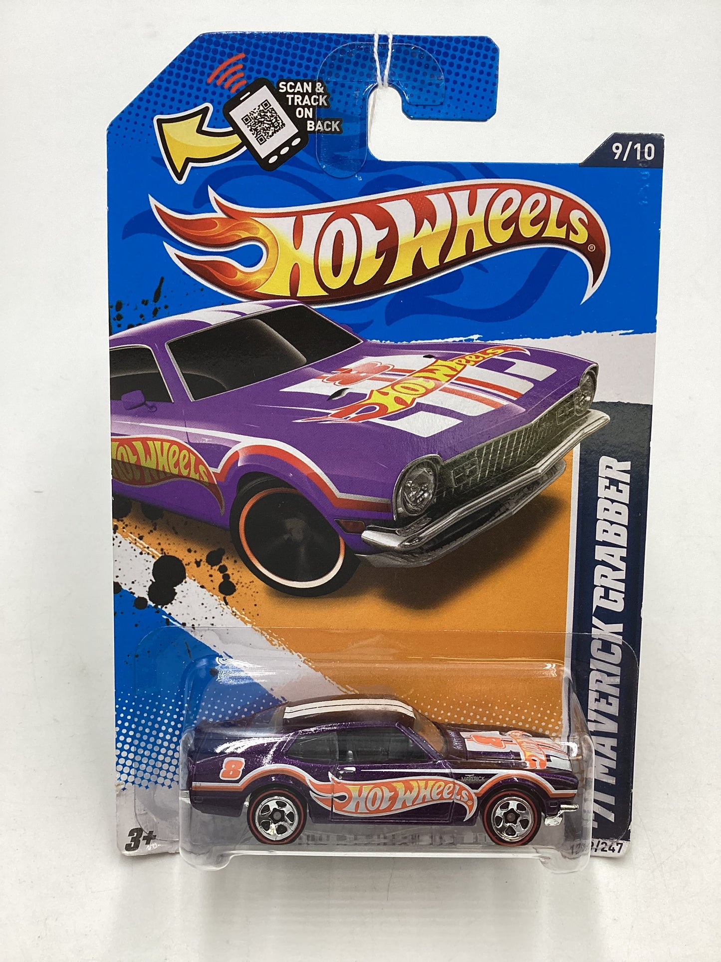 2012 HW Racing #179 Walmart Exclusive 71 Maverick Grabber Purple 234D