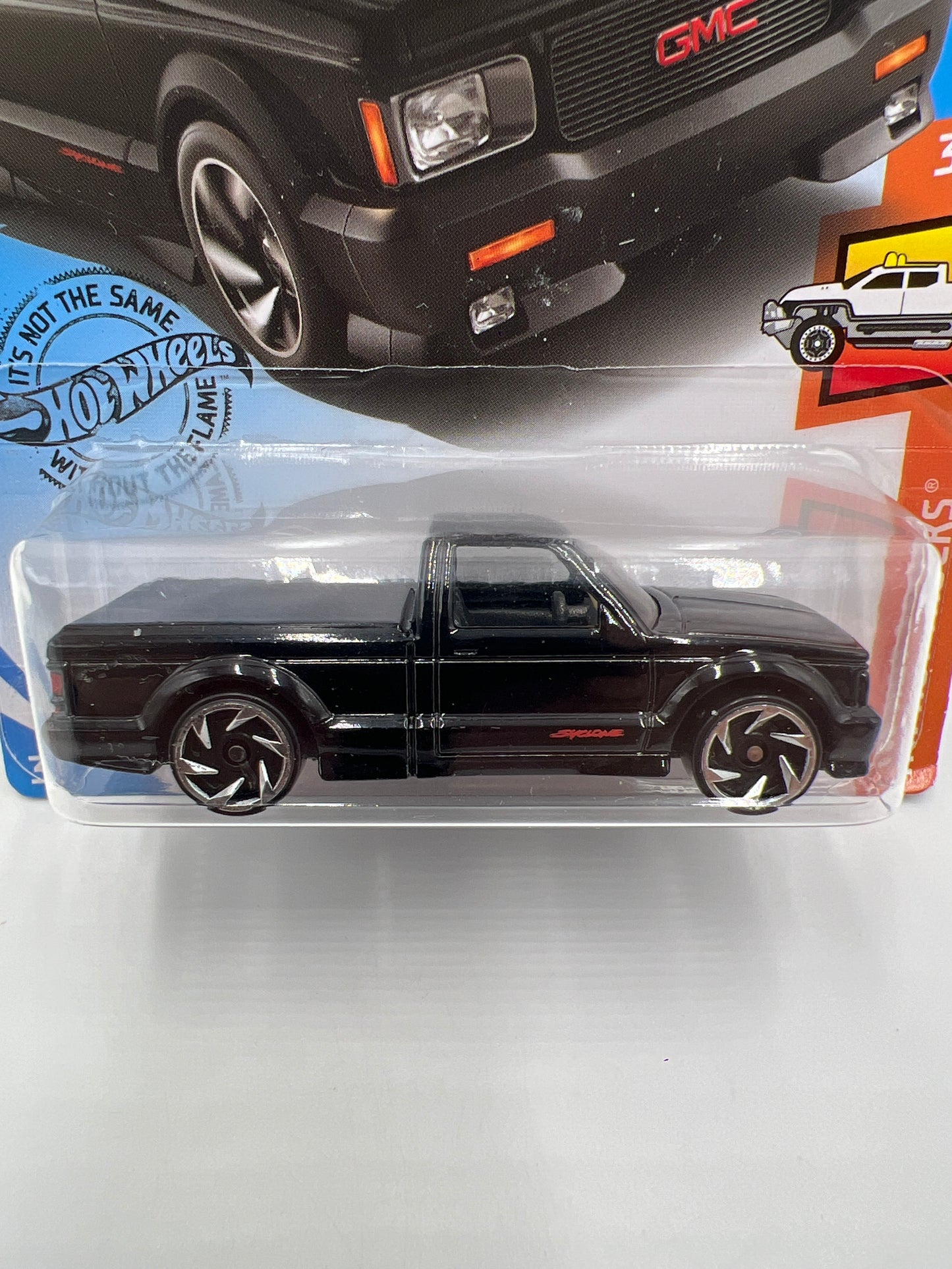 2020 Hot Wheels Hot Trucks #150 91 GMC Syclone Black Cracked/Loose Blister SR