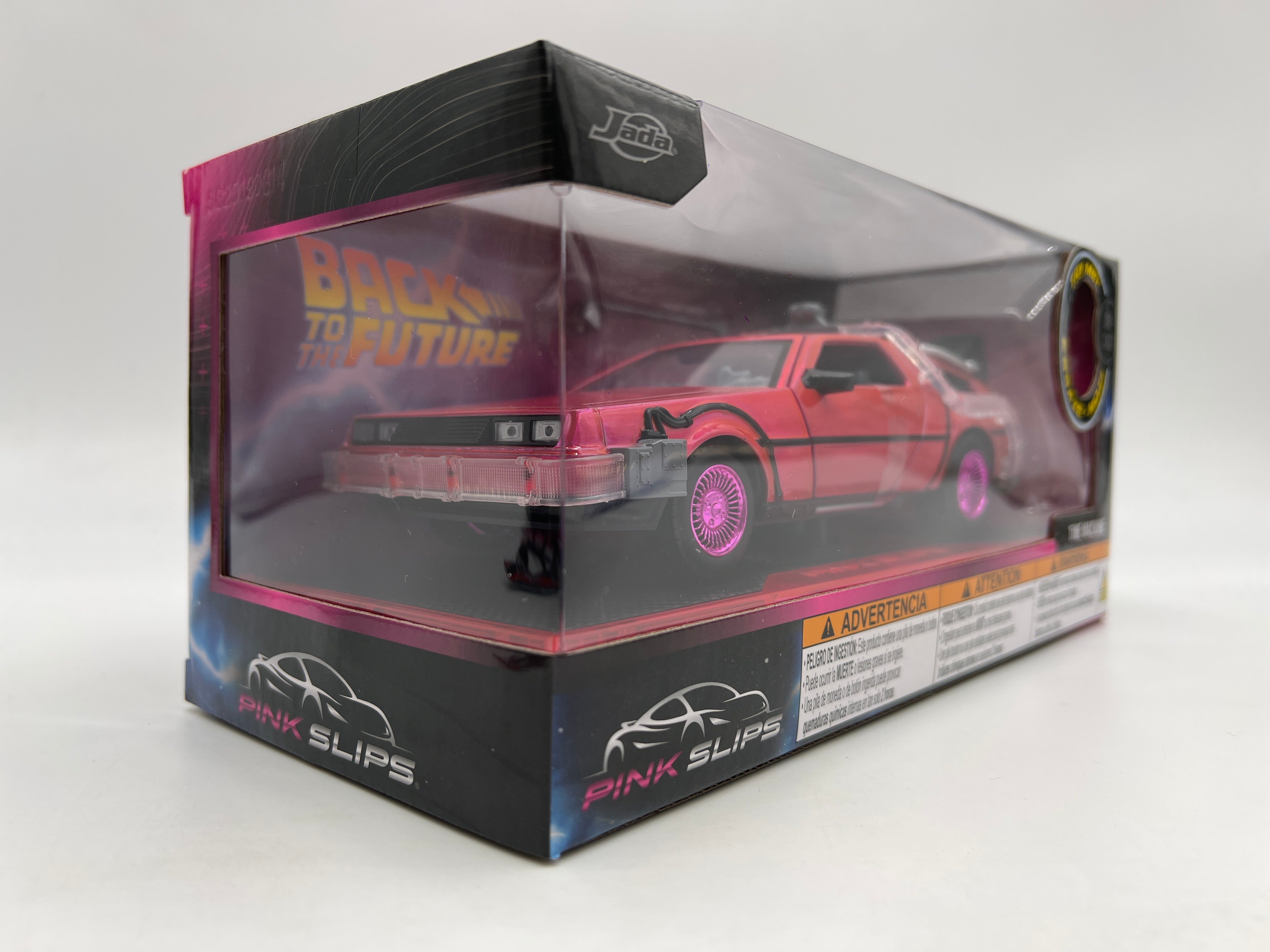 Jada pink slips 1/24バック・トゥ・ザ・フューチャーデロリアン Jada Pink Slips 1/24 Scale CHASE Back To The Future Time Machine