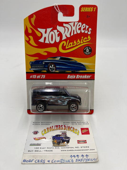 Hot Wheels Classics Series 1 #15 Baja Breaker Blue