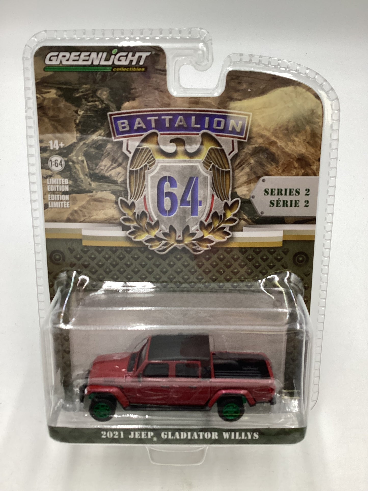 Greenlight Battalion 64 CHASE 2021 Jeep Gladiator Willy’s