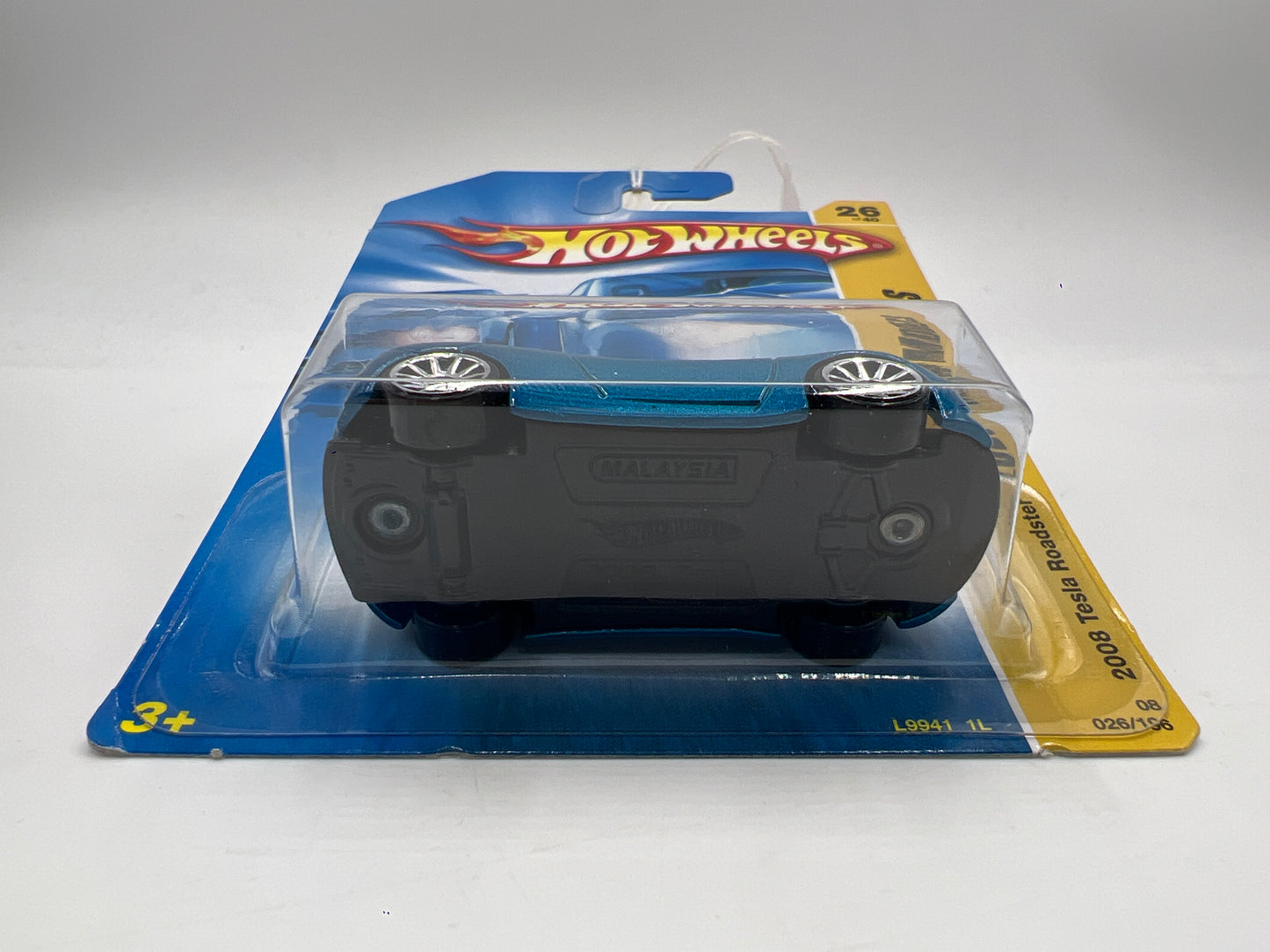 2008 Hot Wheels New Models #26 2008 Tesla Roadster Blue 48D