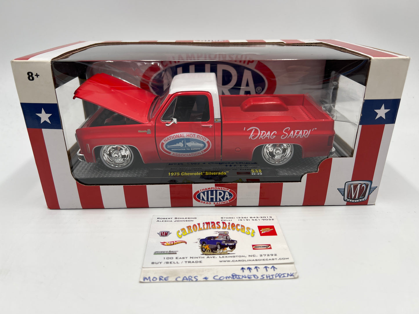 M2 Machines 1/24 NHRA 1975 Chevrolet Silverado Red S38