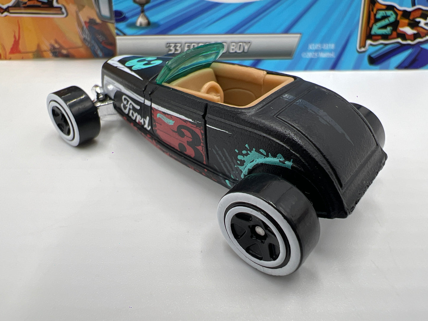 2025 Hot Wheels Mystery Models Series 2 #3 CHASE 33 Ford Lo Boy Black