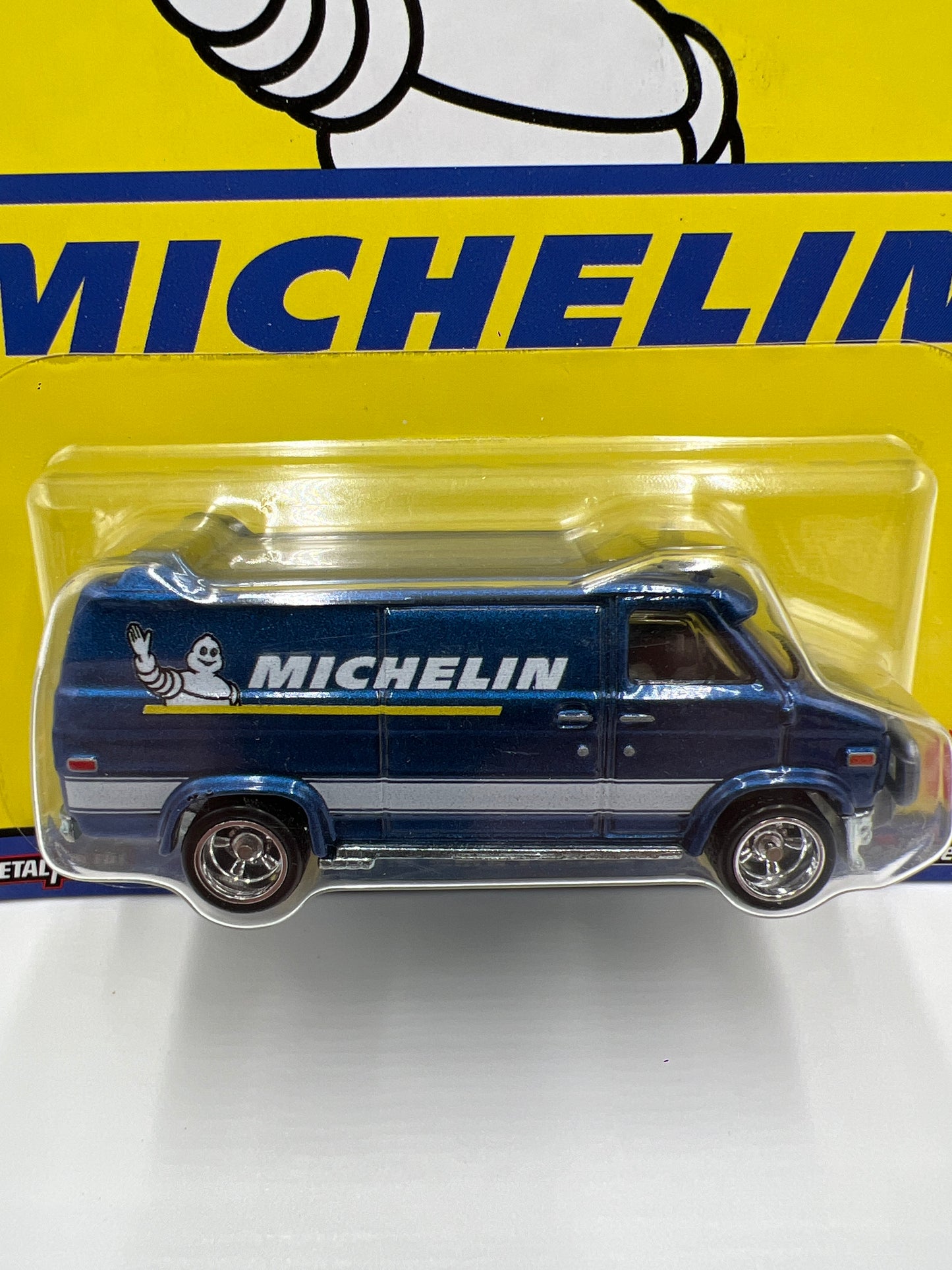 Hot Wheels Pop Culture Premium #5 Michelin Custom GMC Panel Van Blue 257H