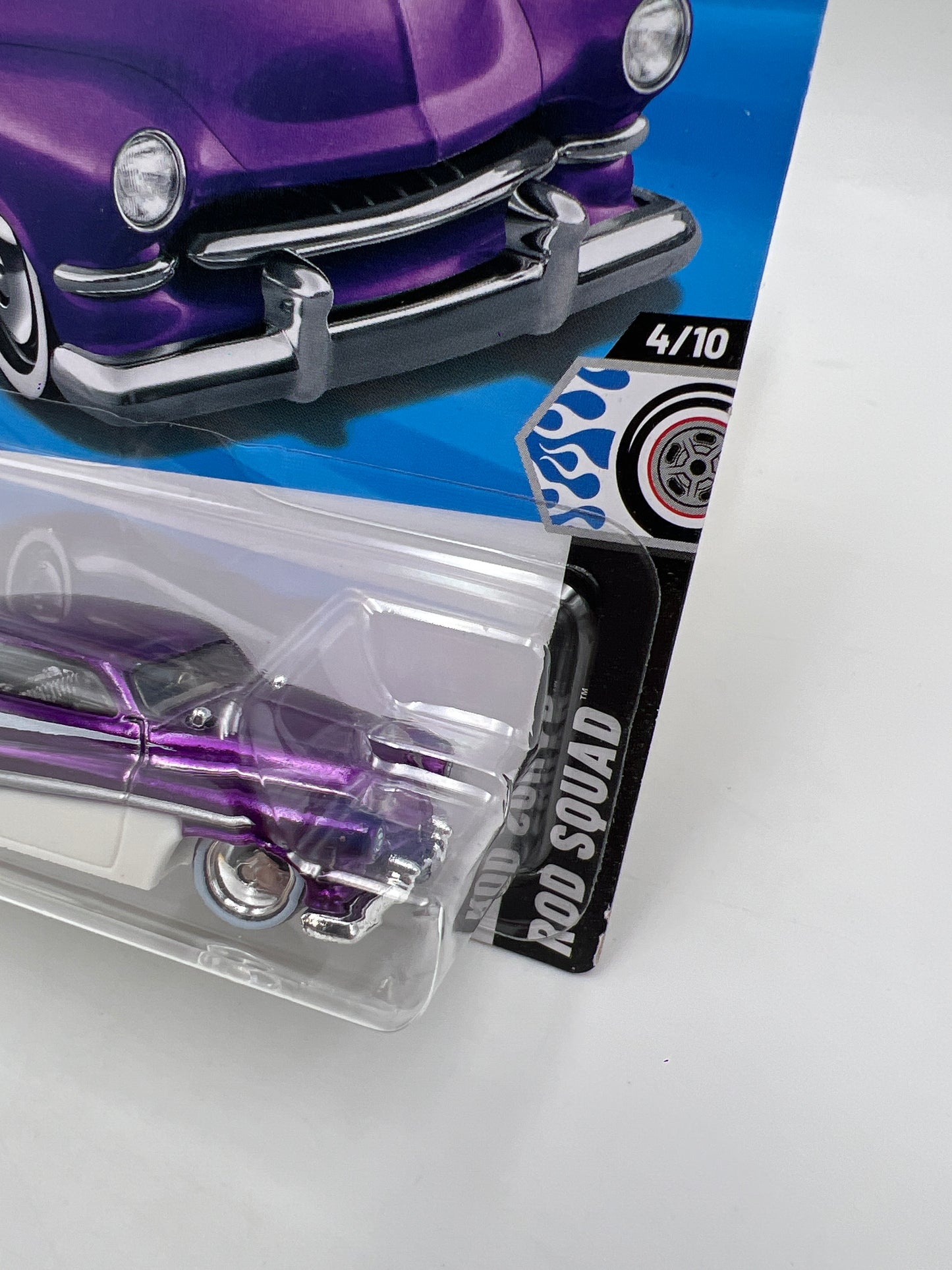 2025 Hot Wheels Super Treasure Hunt #46 Hirohata Merc Purple W/Protector Cracked Blister